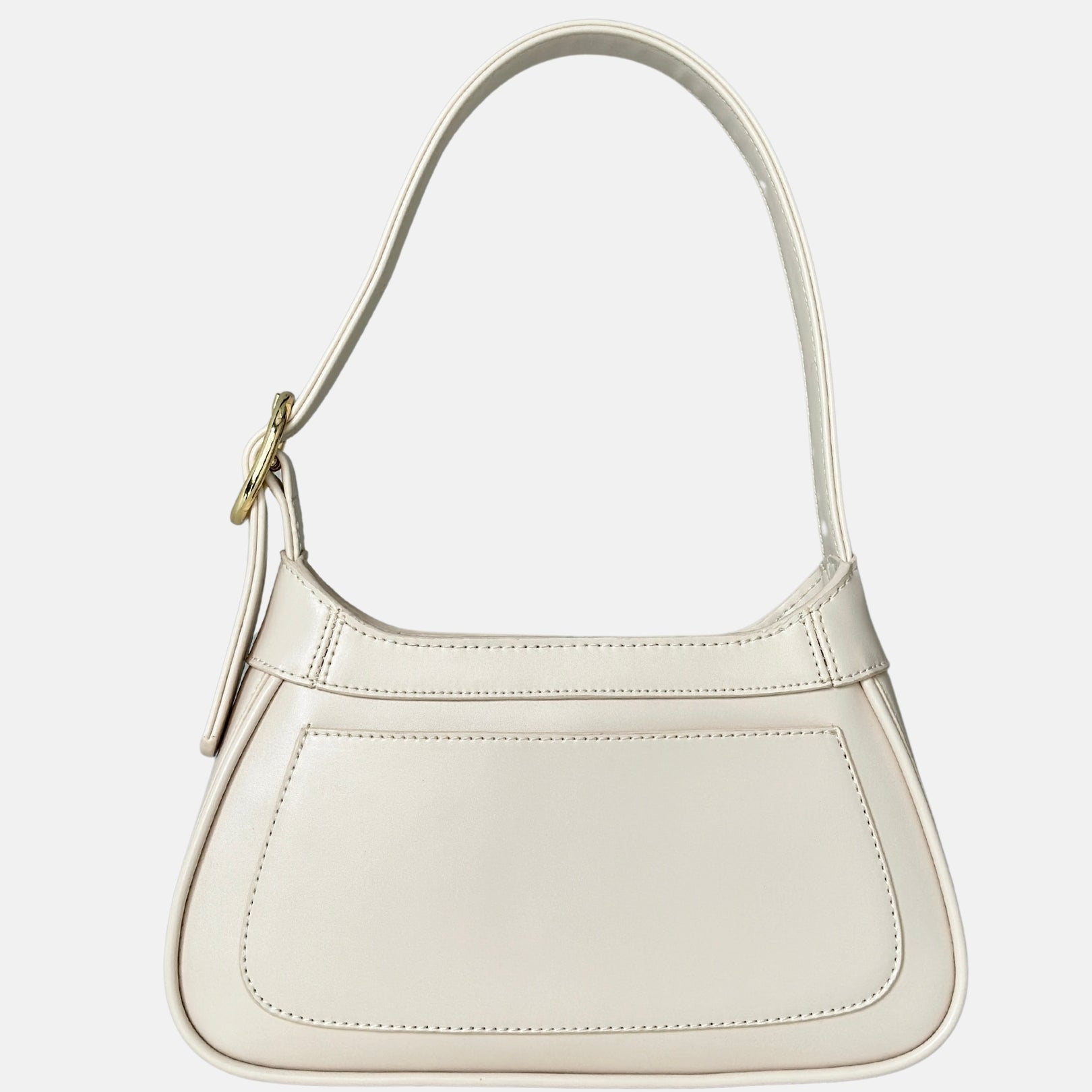 sophie bag coconut cream. white shoulder bag