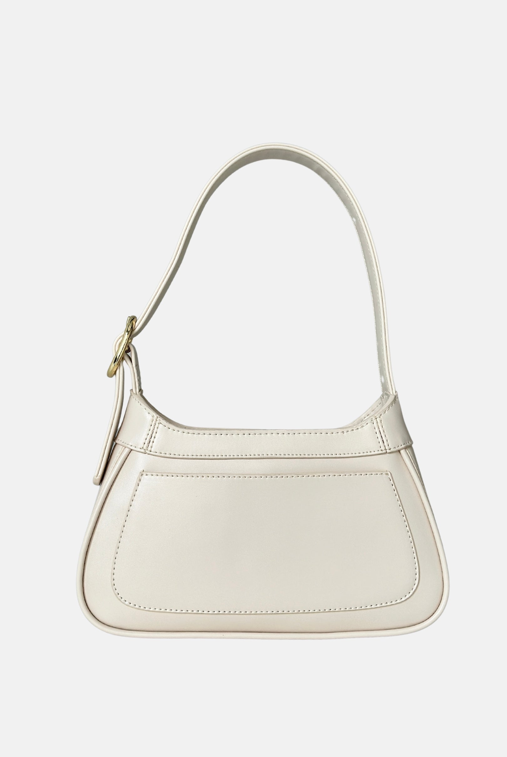 sophie bag coconut cream. white shoulder bag