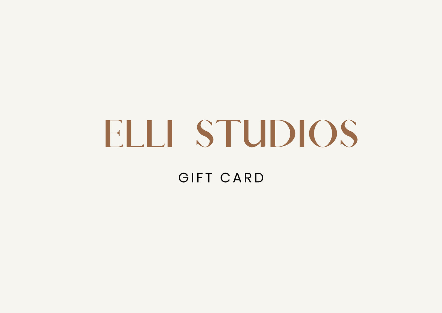 The Elli Studios Gift Card